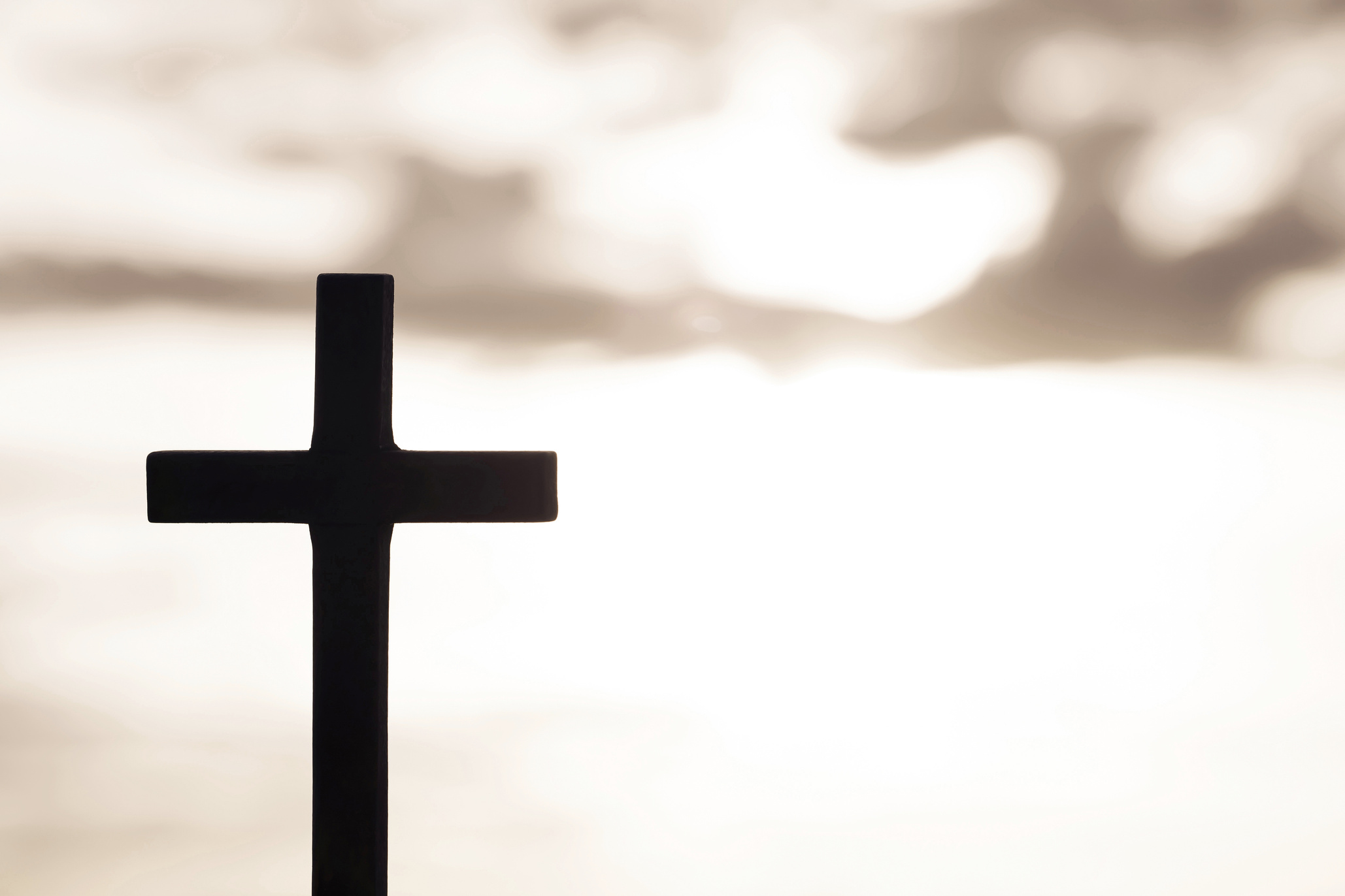 Silhouette of a Cross